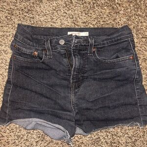 Levi's Women's black Jean shorts